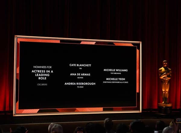 Here are the latest odds for Best Actress at the Oscars 2023: (Photo by VALERIE MACON/AFP via Getty Images)