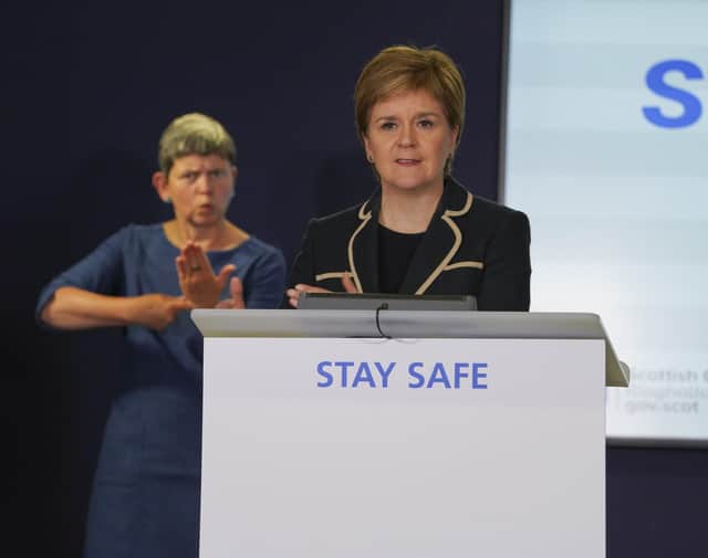 Nicola Sturgeon insisted there had been no attempt to hide the scale of care home deaths