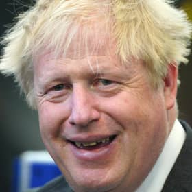 Prime Minister Boris Johnson during a campaign visit to Burnley College Sixth Form Centre in Burnley, Lancashire. Picture date: Thursday April 28, 2022.