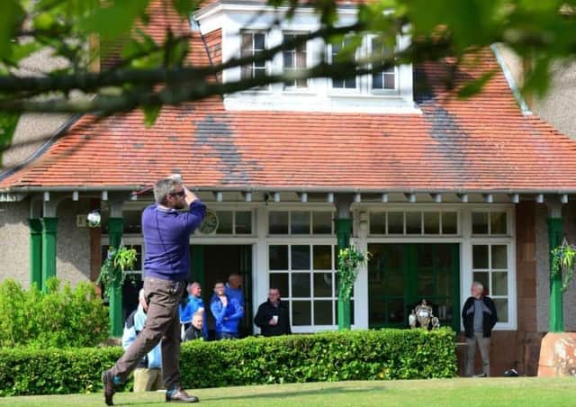 The clubhouse at the Braids, where the Dispatch Trophy is played.