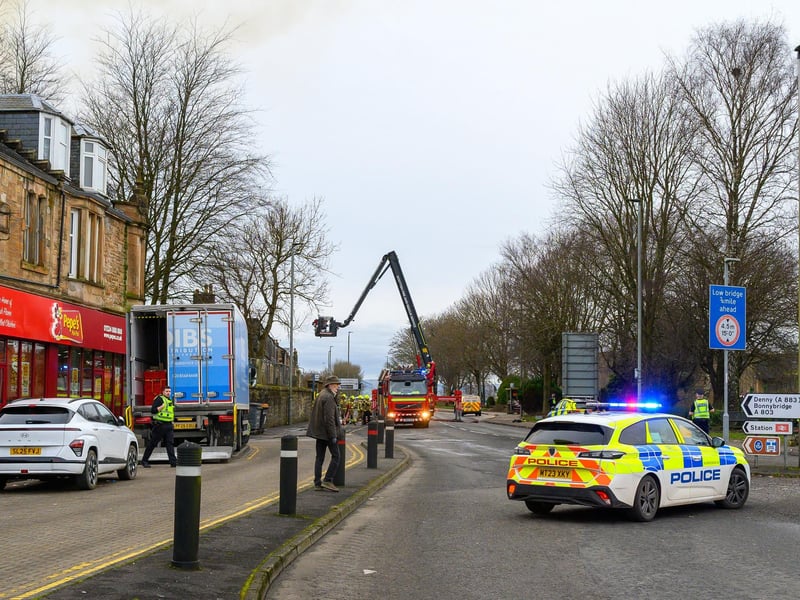 The road remains closed to traffic and pedestrians.