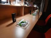 Photo of a drug consumption room. Picture: John Devlin.