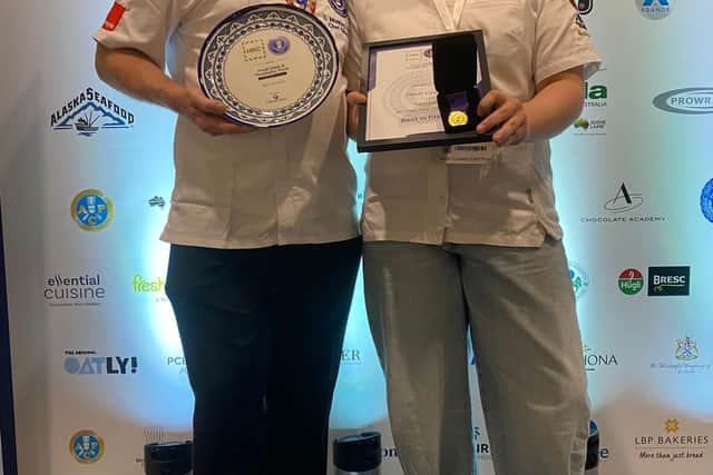 Nick Vadis, Culinary Director at Compass Group UK & Ireland and Phoebe Lawson