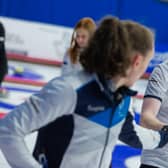 Scotland's Jen Dodds and Bruce Mouat at the World Mixed Doubles Curling Championships in Aberdeen. Picture: WCF/Celine Stucki