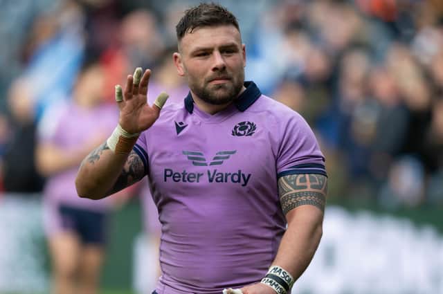 Scotland prop Rory Sutherland has left Ulster.  (Photo by Ross Parker / SNS Group)