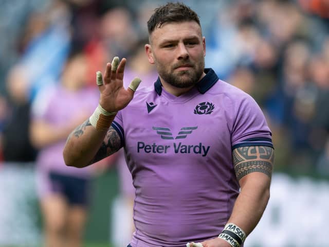 Scotland prop Rory Sutherland has left Ulster.  (Photo by Ross Parker / SNS Group)
