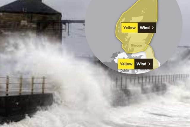 A weather warning is in place for much of Scotland