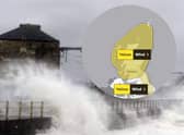 A weather warning is in place for much of Scotland