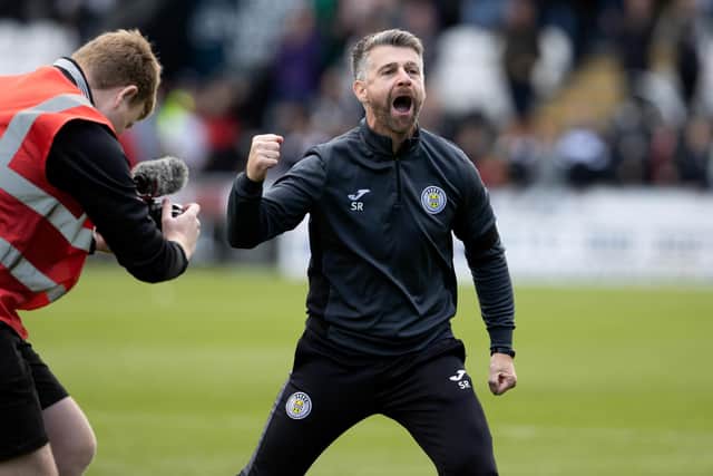 St Mirren manager Stephen Robinson guided the Buddies to the top six.  (Photo by Alan Harvey / SNS Group)