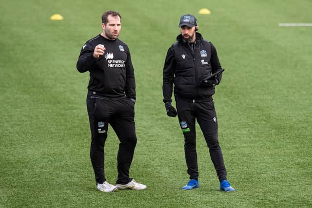 Fraser Brown has been helping out with some coaching at Glasgow Warriors during his injury lay-off. (Photo by Ross MacDonald / SNS Group)