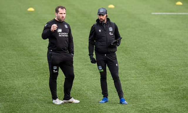 Fraser Brown has been helping out with some coaching at Glasgow Warriors during his injury lay-off. (Photo by Ross MacDonald / SNS Group)