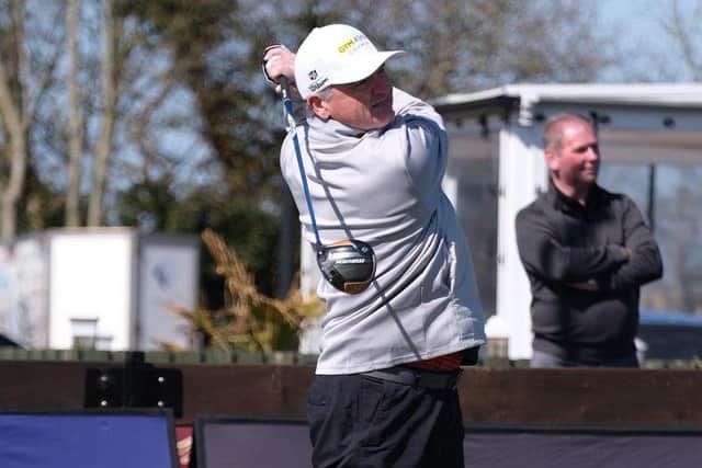 Paul Lawrie gets the 2021 Tartan Pro Tour underway in the opening round of the Montrose Links Masters. Picture: Tartan Pro Tour