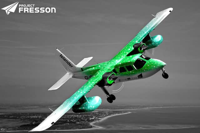 Project Fresson will use a Britten-Norman Islander to test hydrogen powered aircraft for possible use in Orkney