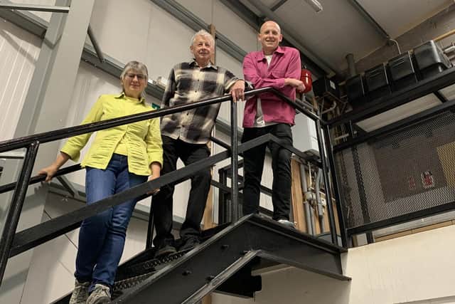 From left: co-founders Annie Rhodes and Kingsley Dawson, with their son Lewis Dawson, the firm's MD. Picture: contributed.