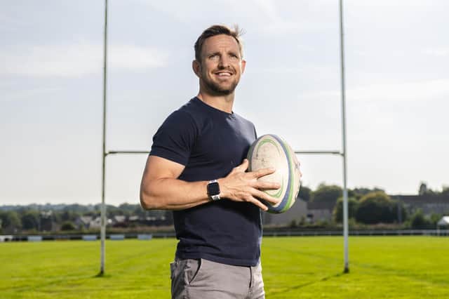 Rory Lawson pictured at Falkirk Rugby Club, the last Scot to captain us to victory over South Africa.
