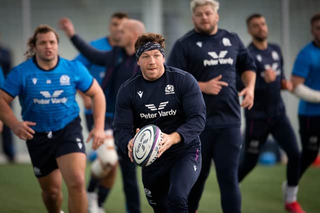 Hamish Watson during Scotland training at Oriam this week. (Photo by Paul Devlin / SNS Group)