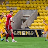 Aberdeen's Ryan Hedges turns in his ninth goal of an injury-disrupted season in Saturday's 2-1 win over Livingston (Photo by Paul Devlin / SNS Group)