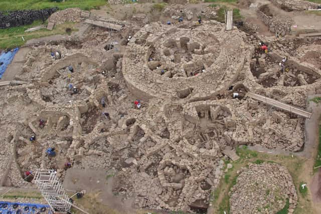 The Old Scatness Iron Age Village, part of the Zenith of Iron Age Shetland, a collection of three ancient settlements dating back thousands of years, which has received Government backing to win Unesco World Heritage status. Picture: DCMS/PA Wire