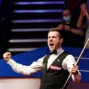 Mark Selby celebrates his victory over Shaun Murphy.