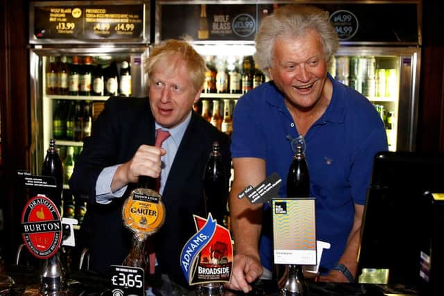 JD Wetherspoons CEO Tim Martin dismissed claims from health experts that pubs are “dangerous”, despite the chain confirming that more than 60 staff members have tested positive for coronavirus. (Photo by Henry Nicholls WPA Pool/Getty Images)