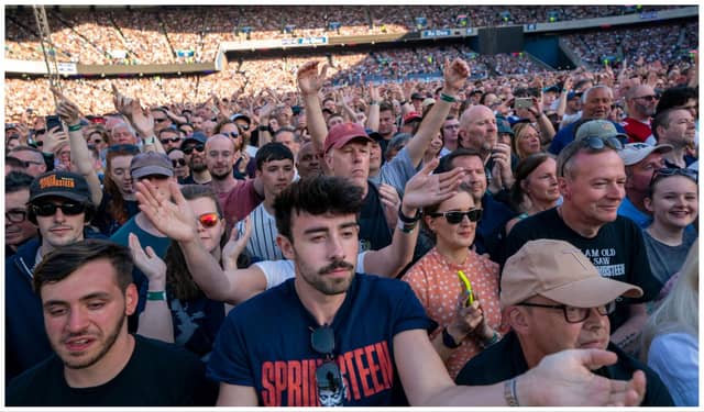 Springsteen Edinburgh 1981 Bruce Springsteen at Murrayfield: A collective emotional experience for ...