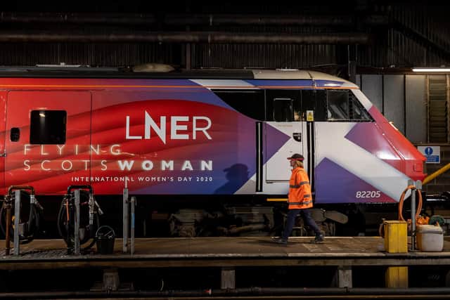 The 5:40am Edinburgh-London service will be called the Flying Scotswoman until the end of March. Picture: LNER/Charlotte Graham