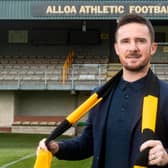 Barry Ferguson is unveiled as the new manager of Alloa Athletic at the Indodrill Stadium.  (Photo by Mark Scates / SNS Group)