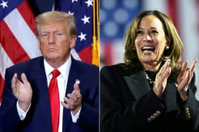 United States voters go to the polls today to choose between Donald Trump and Kamala Harris (Picture: Kamil Krzaczynski/Andrew Caballero-Reynolds/AFP via Getty Images)