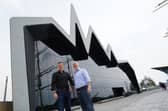 From left: Ross Hamilton of Sustainable Alpha and Andy Campbell of Scottish Space Network. Picture: Stewart Attwood.