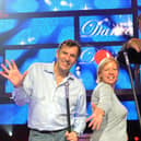 TV show Dragon's Den made stars of Duncan Bannatyne, Deborah Meaden and Peter Jones, seen rehearsing for Comic Relief, and could also be adapted to provide practical help for budding entrepreneurs in Scotland (Picture: Zak Hussein/PA)