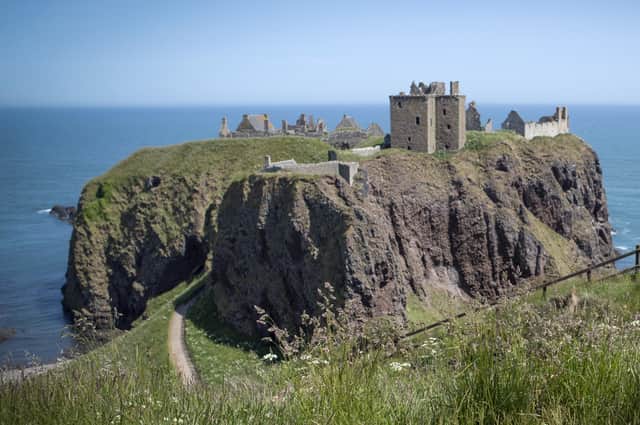 Dunnottar Castle sits on a dramatic rocky headland near Stonehaven (Picture: Jane Barlow/PA)