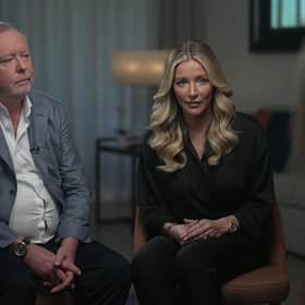 Baroness Michelle Mone and her husband, Doug Barrowman, were interviewed on the BBC's Sunday with Laura Kuenssberg (Picture: BBC/Sunday with Laura Kuenssberg/PA Wire)