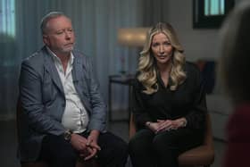 Baroness Michelle Mone and her husband, Doug Barrowman, were interviewed on the BBC's Sunday with Laura Kuenssberg (Picture: BBC/Sunday with Laura Kuenssberg/PA Wire)