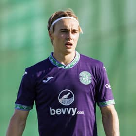 Elias Melkersen has struggled to impose himself on the current Hibs team.