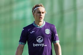 Elias Melkersen has struggled to impose himself on the current Hibs team.