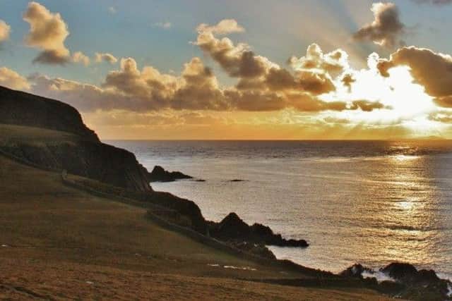 Fair Isle is between Shetland and Orkney islands.