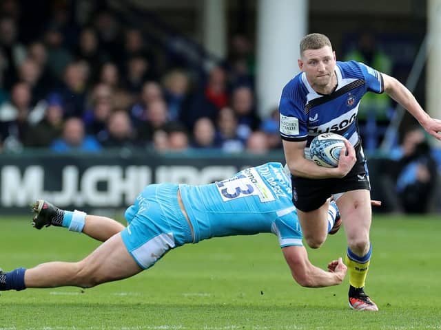 Scotland stand-off Finn Russell scored his first professional drop goal of his career for Bath last weekend.