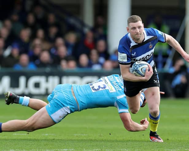Scotland stand-off Finn Russell scored his first professional drop goal of his career for Bath last weekend.