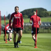 Christian Ramirez has been back training with Aberdeen for pre-season after a 15-goal campaign for the Dons. (Photo by Craig Foy / SNS Group)