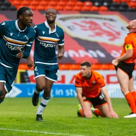 Devante Cole struck late to earn Motherwell a 2-2 draw at Tannadice.