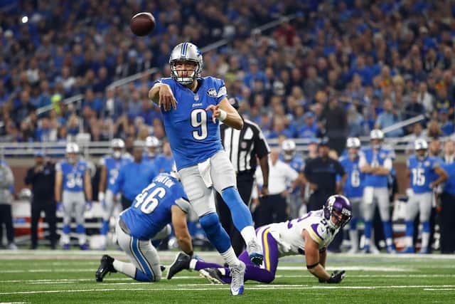 Detroit Lions quarterback Matthew Stafford has been traded to the LA Rams. Picture: Gregory Shamus/Getty Images