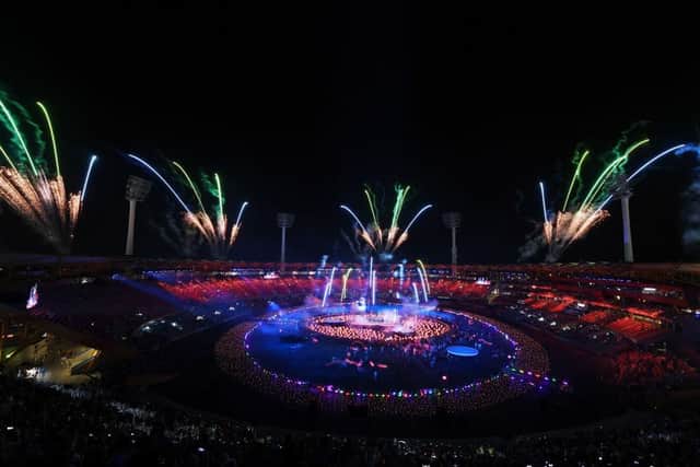 The closing ceremony for the Gold Coast 2018 Commonwealth Games at Carrara Stadium in 2018 on the Gold Coast, Australia.  (Photo by Albert Perez/Getty Images)