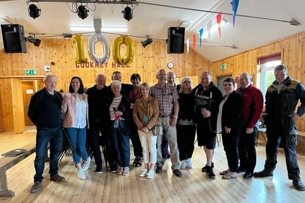 More than 150 people turned out to mark Cookney Hall’s centenary.