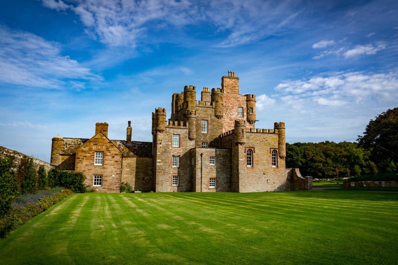 The Castle of Mey is the most northerly castle in mainland Scotland that has a rich history, with royal roots, dating back to 1572. It is located in Caithness (north coast of Scotland) roughly 6 miles away from the famous John o' Groats.