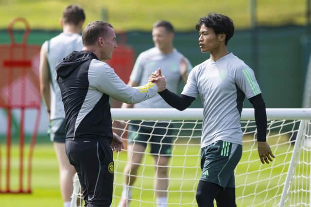 Rodgers will be able to pick his strongest team against Rangers, with midfielder Reo Hatate one of those players now fully fit.