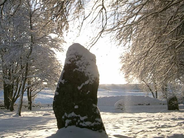 Midwinter at Clava Cairns near Inverness, a Bronze Age cemetery where cairns and standing stones are aligned to the setting midwinter sun. PIC: Nairnbairn/Flickr/CC.