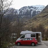 Calls have been made to review the right to roam policy in Scotland to address the influx of particularly roadside campers since the legislation was introduced two decades ago (pic: Jeff J Mitchell)