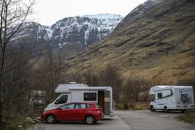 Calls have been made to review the right to roam policy in Scotland to address the influx of particularly roadside campers since the legislation was introduced two decades ago (pic: Jeff J Mitchell)