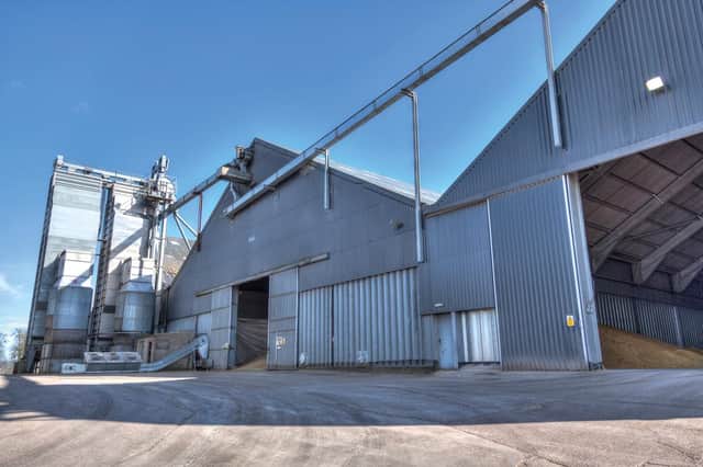 The four stores, which are situated at Gladsmuir in East Lothian, Stracathro in Angus, pictured, Keith in Morayshire and Sidlaw in Perthshire, will provide more than 200,000 tonnes of extra in-house grain storage.