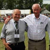 Still key members of the organising committee of the Banchory Show with a combined service of 175 years (l-r) David Martin, honorary president (54 years) and two former honorary presidents, Duncan Begg, show erection convener (61 years) and Leonard McIntosh, trade stands convener (62 years)